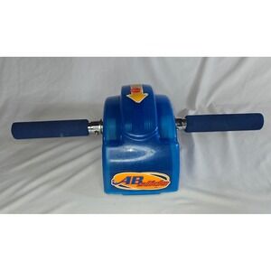 The Original Ab Slide Abdominal Roller Workout Exercise Machine Blue Vintage
